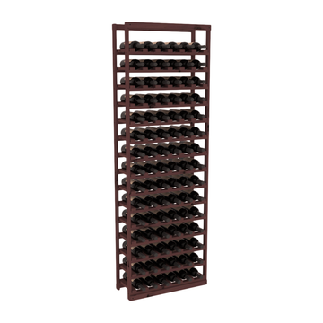 InstaCellar - Baker Style Bottle Rack in Knotty Alder Walnut stained without WineSafe™ Satin Sealant