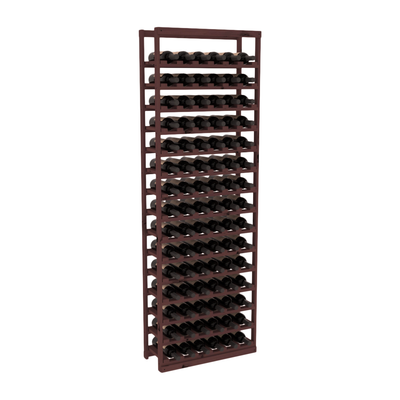 InstaCellar - Baker Style Bottle Rack in Knotty Alder Walnut stained without WineSafe™ Satin Sealant