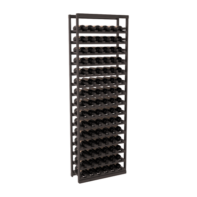 InstaCellar - Baker Style Bottle Rack in Knotty Alder Black stained with WineSafe™ Satin Sealant