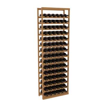 InstaCellar - Baker Style Bottle Rack in Grand Mahogany Oak stained with WineSafe™ Satin Sealant