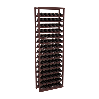 InstaCellar - Baker Style Bottle Rack in Grand Mahogany Walnut stained without WineSafe™ Satin Sealant