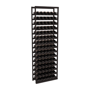 InstaCellar - Baker Style Bottle Rack in Grand Mahogany Black stained without WineSafe™ Satin Sealant