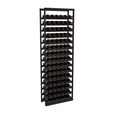 InstaCellar - Baker Style Bottle Rack in Grand Mahogany Black stained without WineSafe™ Satin Sealant