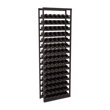 InstaCellar - Baker Style Bottle Rack in Grand Mahogany Black stained with WineSafe™ Satin Sealant
