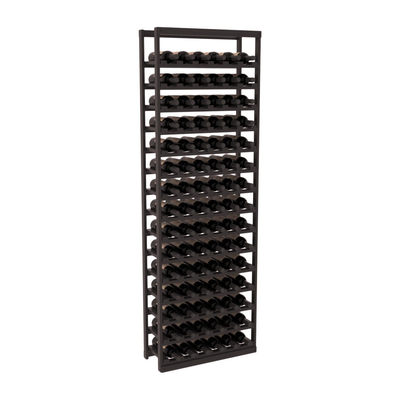 InstaCellar - Baker Style Bottle Rack in Grand Mahogany Black stained with WineSafe™ Satin Sealant