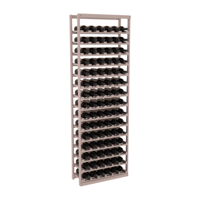 InstaCellar - Baker Style Bottle Rack in Grand Mahogany Greywash stained with WineSafe™ Satin Sealant