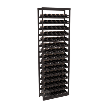 InstaCellar - Baker Style Bottle Rack in Ponderosa Pine Black stained without WineSafe™ Satin Sealant