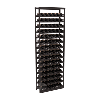 InstaCellar - Baker Style Bottle Rack in Ponderosa Pine Black stained without WineSafe™ Satin Sealant