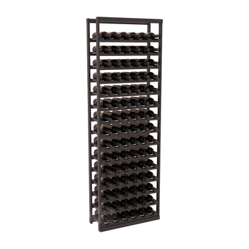 InstaCellar - Baker Style Bottle Rack in Ponderosa Pine Black stained with WineSafe™ Satin Sealant