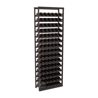 InstaCellar - Baker Style Bottle Rack in Ponderosa Pine Black stained with WineSafe™ Satin Sealant