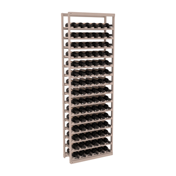 InstaCellar - Baker Style Bottle Rack in Ponderosa Pine Greywash stained without WineSafe™ Satin Sealant