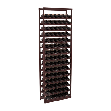 InstaCellar - Baker Style Bottle Rack in Premium Redwood Walnut stained without WineSafe™ Satin Sealant
