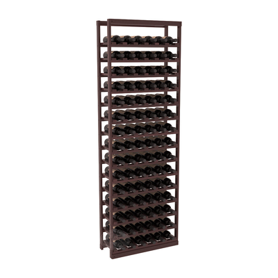 InstaCellar - Baker Style Bottle Rack in Premium Redwood Walnut stained with WineSafe™ Satin Sealant