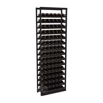InstaCellar - Baker Style Bottle Rack in Premium Redwood Black stained without WineSafe™ Satin Sealant