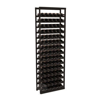 InstaCellar - Baker Style Bottle Rack in Premium Redwood Black stained without WineSafe™ Satin Sealant
