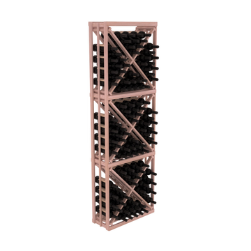 InstaCellar - Full Height Diamond Bin in Grand Mahogany Unstained without WineSafe™ Satin Sealant