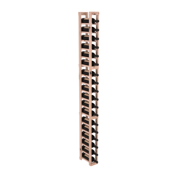 InstaCellar - 1 Column Standard Rack in Knotty Alder Unstained with WineSafe™ Satin Sealant