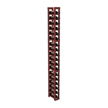 InstaCellar - 1 Column Standard Rack in Knotty Alder Cherry stained without WineSafe™ Satin Sealant