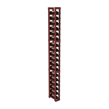 InstaCellar - 1 Column Standard Rack in Grand Mahogany Cherry stained without WineSafe™ Satin Sealant