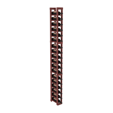 InstaCellar - 1 Column Standard Rack in Grand Mahogany Cherry stained with WineSafe™ Satin Sealant