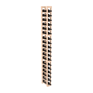 InstaCellar - 1 Column Standard Rack in Ponderosa Pine Unstained with WineSafe™ Satin Sealant