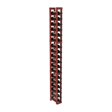 InstaCellar - 1 Column Standard Rack in Ponderosa Pine Cherry stained without WineSafe™ Satin Sealant