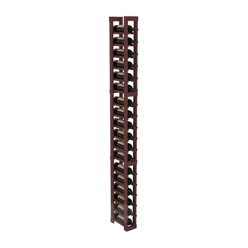 InstaCellar - 1 Column Standard Rack in Ponderosa Pine Walnut stained without WineSafe™ Satin Sealant