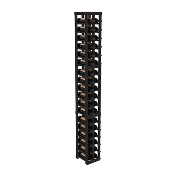 InstaCellar - 2 Column Standard Rack in Knotty Alder Black stained without WineSafe™ Satin Sealant