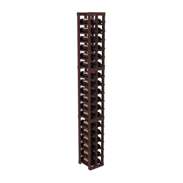 InstaCellar - 2 Column Standard Rack in Grand Mahogany Walnut stained without WineSafe™ Satin Sealant