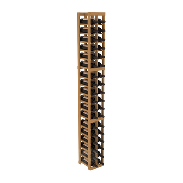 InstaCellar - 2 Column Standard Rack in Ponderosa Pine Oak stained without WineSafe™ Satin Sealant