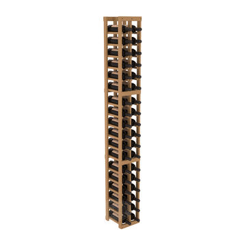 InstaCellar - 2 Column Standard Rack in Ponderosa Pine Oak stained with WineSafe™ Satin Sealant