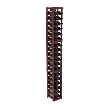 InstaCellar - 2 Column Standard Rack in Ponderosa Pine Walnut stained without WineSafe™ Satin Sealant