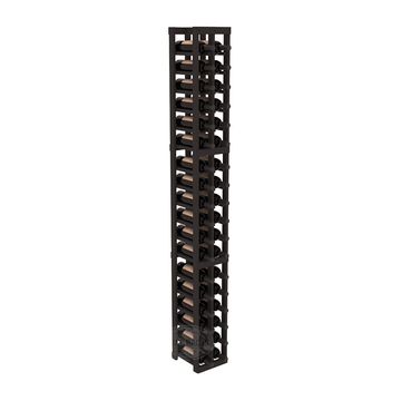 InstaCellar - 2 Column Standard Rack in Ponderosa Pine Black stained without WineSafe™ Satin Sealant