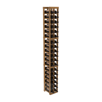InstaCellar - 2 Column Standard Rack in Premium Redwood Oak stained with WineSafe™ Satin Sealant