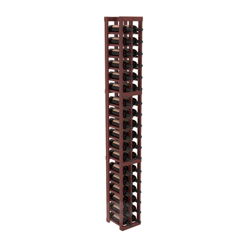 InstaCellar - 2 Column Standard Rack in Premium Redwood Cherry stained with WineSafe™ Satin Sealant