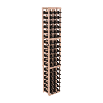 InstaCellar - 3 Column Standard Rack in Knotty Alder Unstained with WineSafe™ Satin Sealant