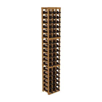 InstaCellar - 3 Column Standard Rack in Knotty Alder Oak stained without WineSafe™ Satin Sealant