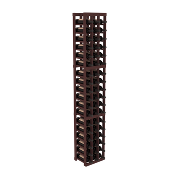 InstaCellar - 3 Column Standard Rack in Grand Mahogany Walnut stained without WineSafe™ Satin Sealant