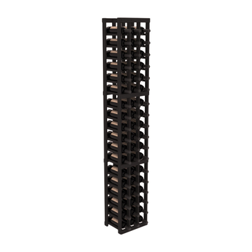 InstaCellar - 3 Column Standard Rack in Grand Mahogany Black stained without WineSafe™ Satin Sealant