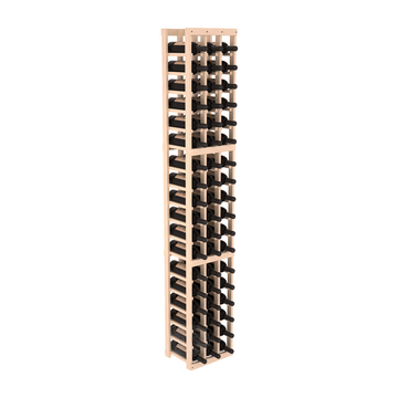 InstaCellar - 3 Column Standard Rack in Ponderosa Pine Unstained with WineSafe™ Satin Sealant