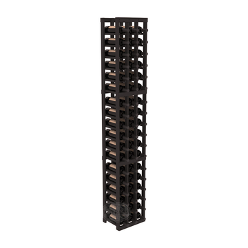 InstaCellar - 3 Column Standard Rack in Ponderosa Pine Black stained without WineSafe™ Satin Sealant