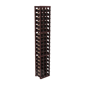 InstaCellar - 3 Column Standard Rack in Premium Redwood Walnut stained without WineSafe™ Satin Sealant