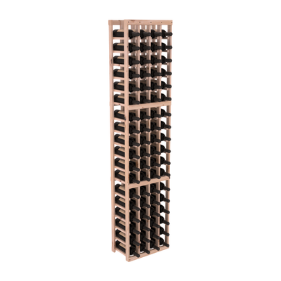 InstaCellar - 4 Column Standard Rack in Knotty Alder Unstained with WineSafe™ Satin Sealant