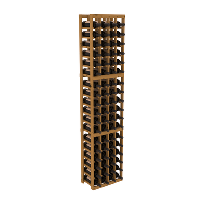 InstaCellar - 4 Column Standard Rack in Knotty Alder Oak stained without WineSafe™ Satin Sealant