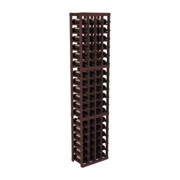 InstaCellar - 4 Column Standard Rack in Knotty Alder Walnut stained without WineSafe™ Satin Sealant