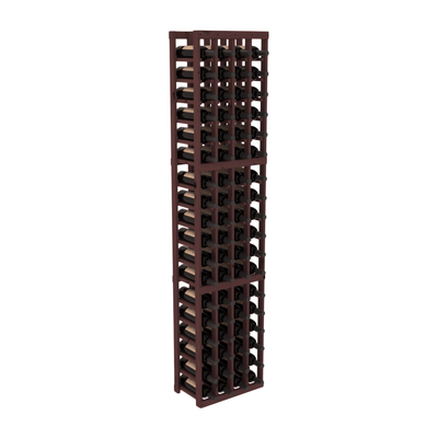 InstaCellar - 4 Column Standard Rack in Knotty Alder Walnut stained without WineSafe™ Satin Sealant