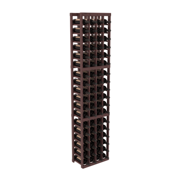 InstaCellar - 4 Column Standard Rack in Knotty Alder Walnut stained with WineSafe™ Satin Sealant