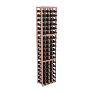 InstaCellar - 4 Column Standard Rack in Grand Mahogany Unstained without WineSafe™ Satin Sealant