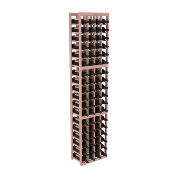 InstaCellar - 4 Column Standard Rack in Grand Mahogany Unstained with WineSafe™ Satin Sealant