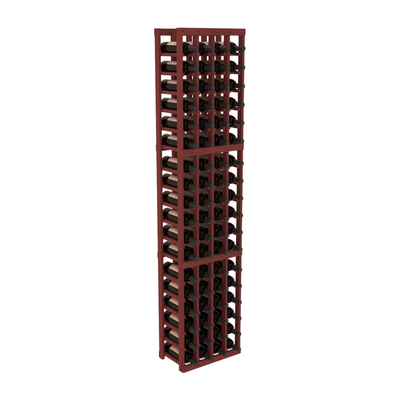 InstaCellar - 4 Column Standard Rack in Grand Mahogany Cherry stained without WineSafe™ Satin Sealant